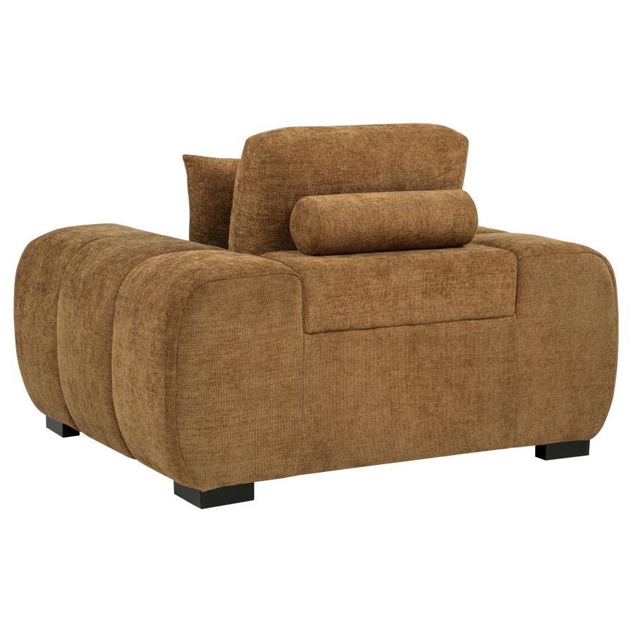 Octavia Upholstered Track Arm Accent Chair - Venini Furniture 