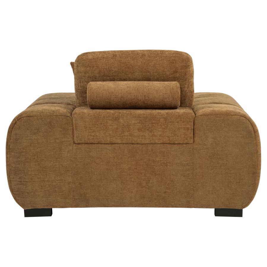 Octavia Upholstered Track Arm Accent Chair - Venini Furniture 