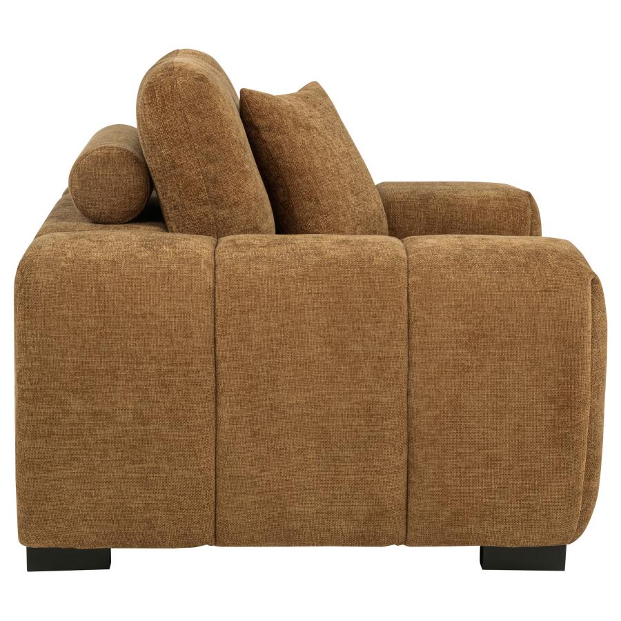 Octavia Upholstered Track Arm Accent Chair - Venini Furniture 