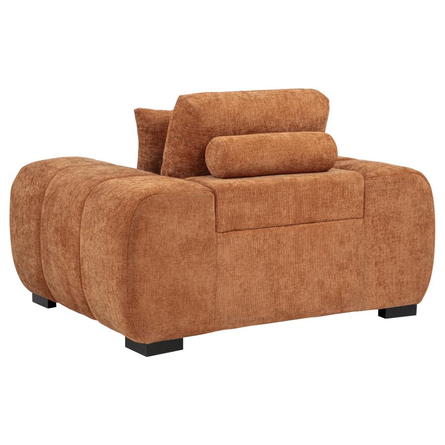 Octavia Upholstered Track Arm Accent Chair - Venini Furniture 
