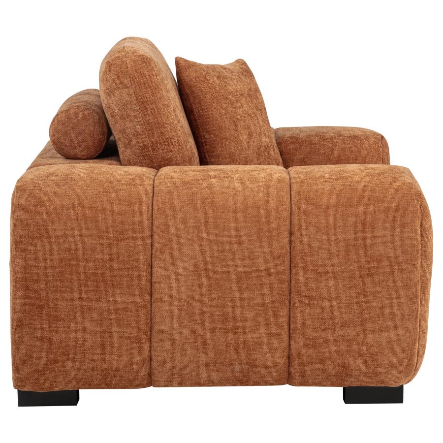 Octavia Upholstered Track Arm Accent Chair - Venini Furniture 