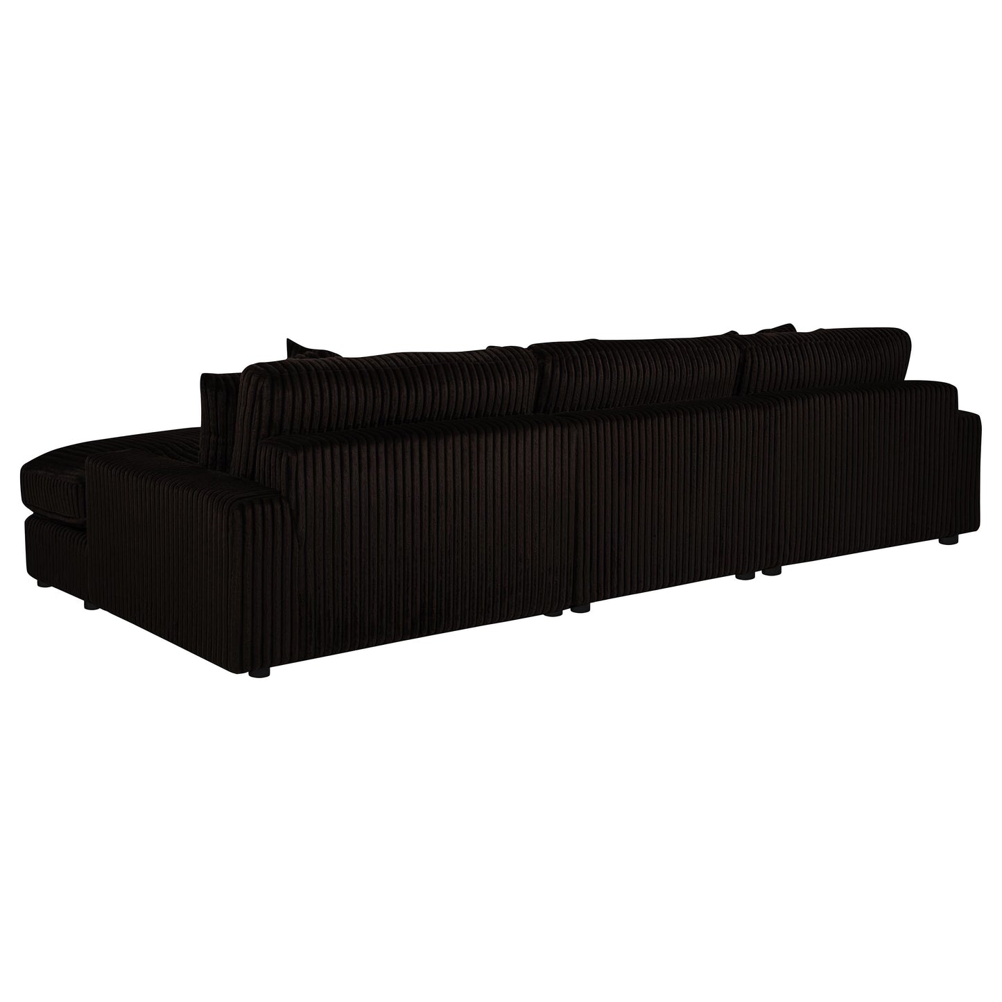 Blaine Upholstered Reversible Chaise Sectional Sofa Chocolate 509879-SET