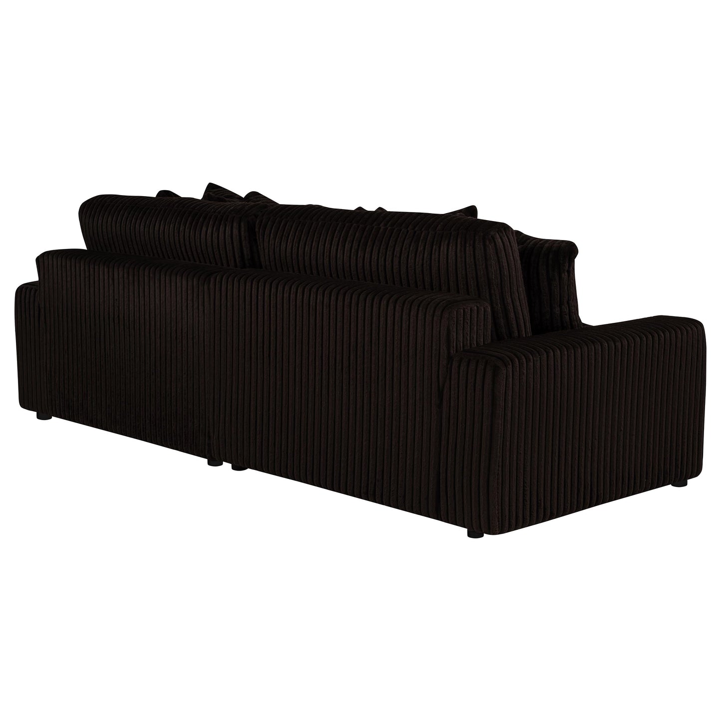Blaine Upholstered Reversible Chaise Sectional Sofa Chocolate 509879