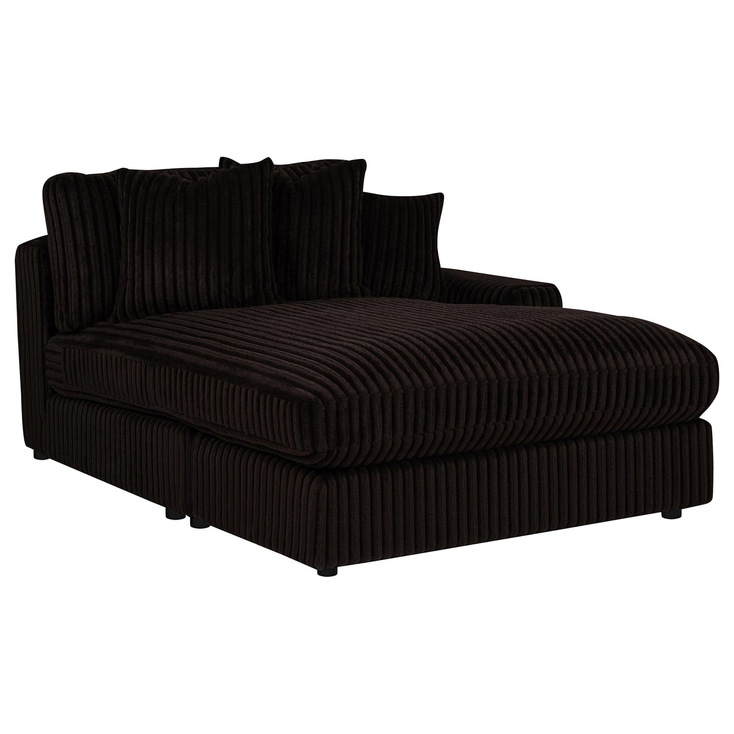 Blaine Upholstered Reversible Chaise Sectional Sofa Chocolate 509879