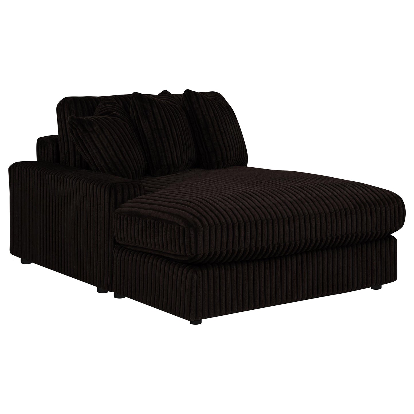 Blaine Upholstered Reversible Chaise Sectional Sofa Chocolate 509879