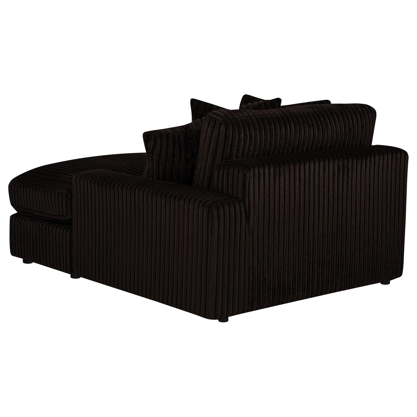 Blaine Upholstered Reversible Chaise Sectional Sofa Chocolate 509879