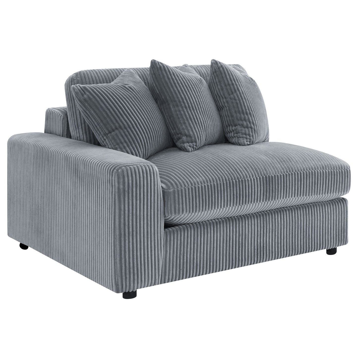 Blaine Upholstered Reversible Chaise Sectional Sofa Fog 509900-SET