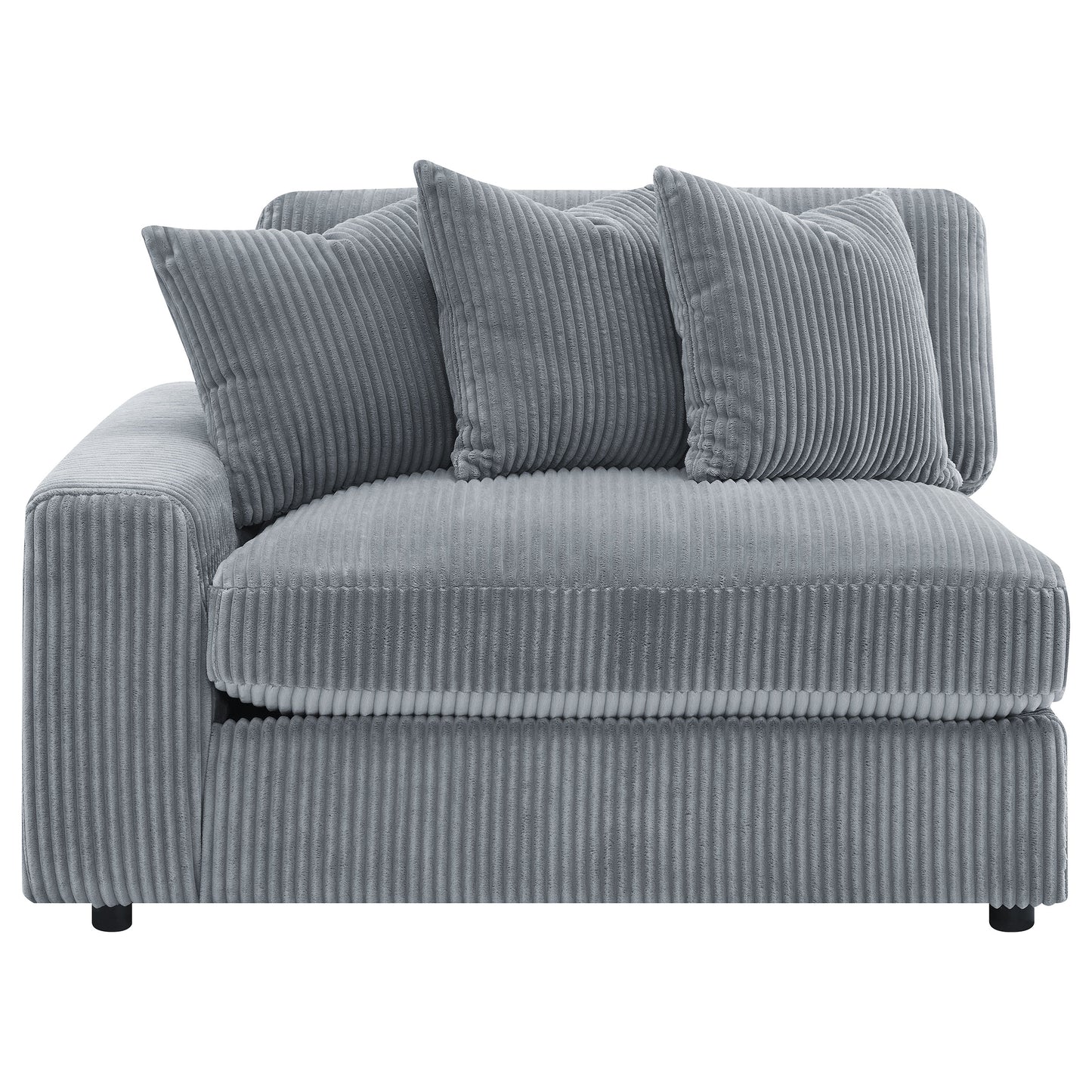 Blaine Upholstered Reversible Chaise Sectional Sofa Fog 509900-SET