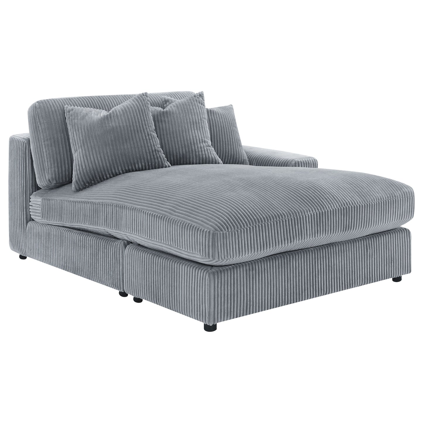 Blaine Upholstered Reversible Chaise Sectional Sofa Fog 509900-SET