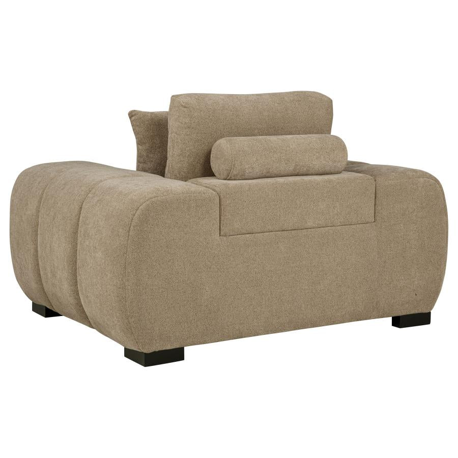 Octavia Upholstered Track Arm Accent Chair - Venini Furniture 