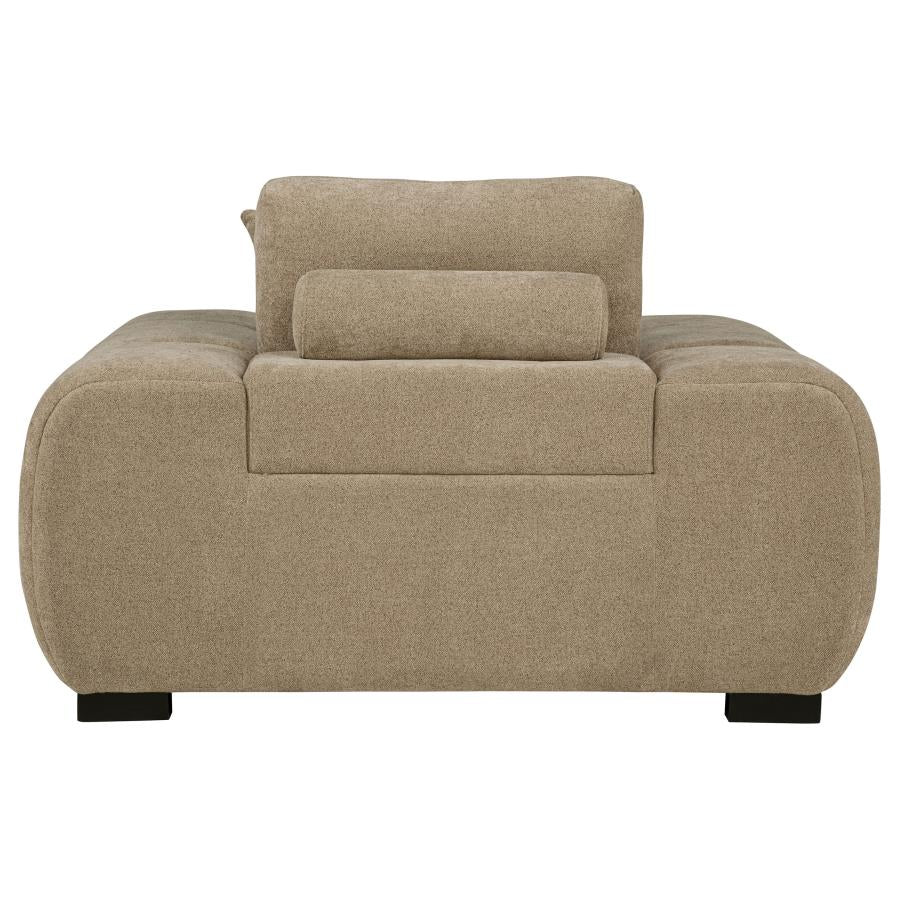 Octavia Upholstered Track Arm Accent Chair - Venini Furniture 