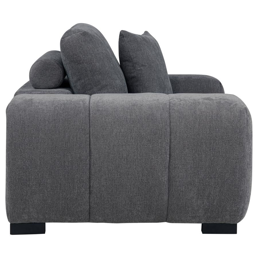 Octavia Upholstered Track Arm Accent Chair - Venini Furniture 