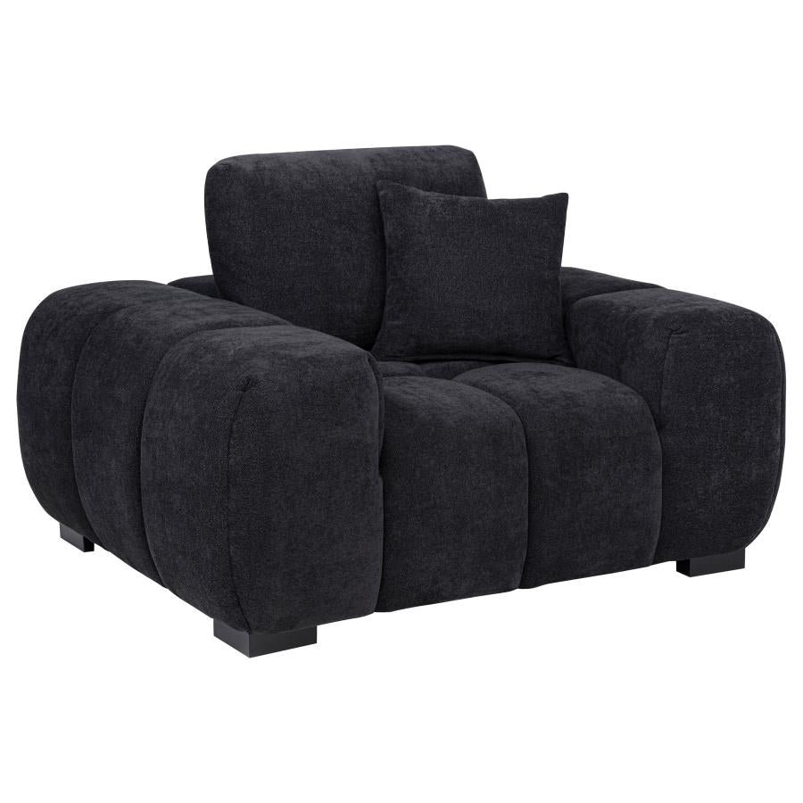 Octavia Upholstered Track Arm Accent Chair - Venini Furniture 