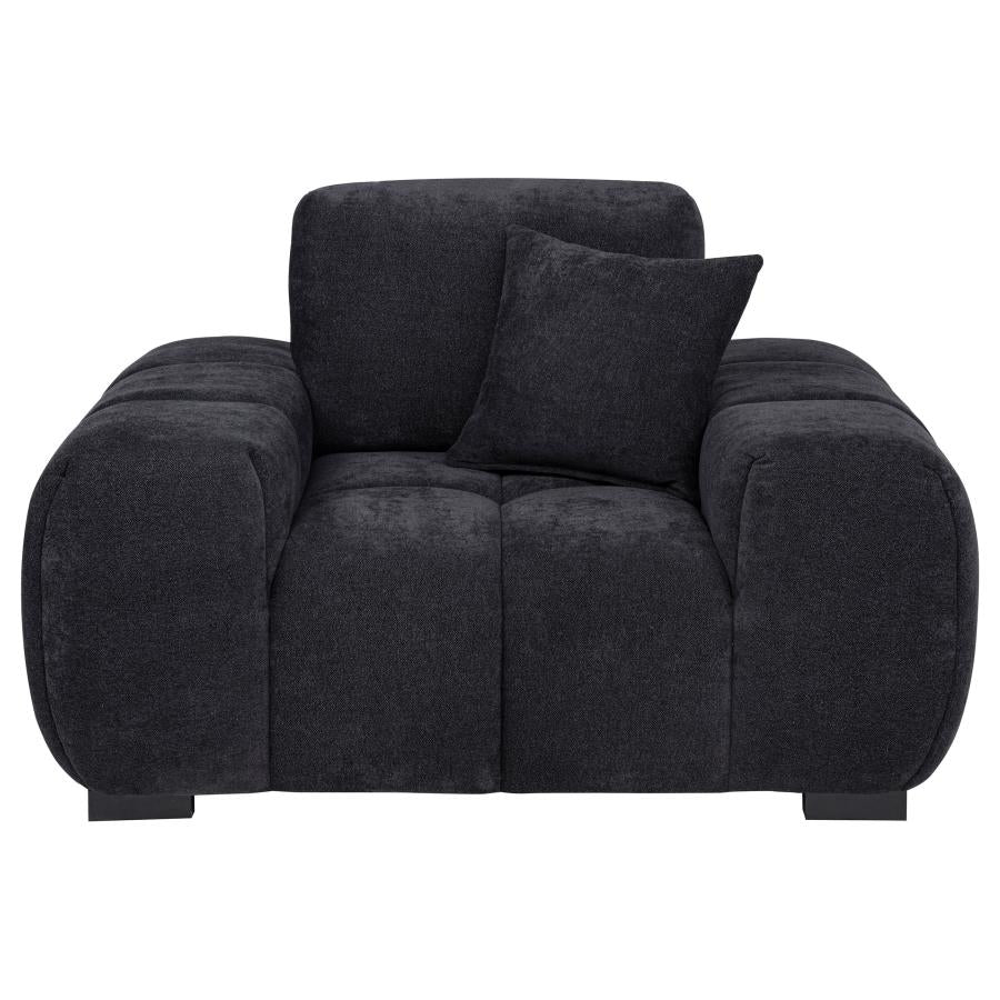 Octavia Upholstered Track Arm Accent Chair - Venini Furniture 