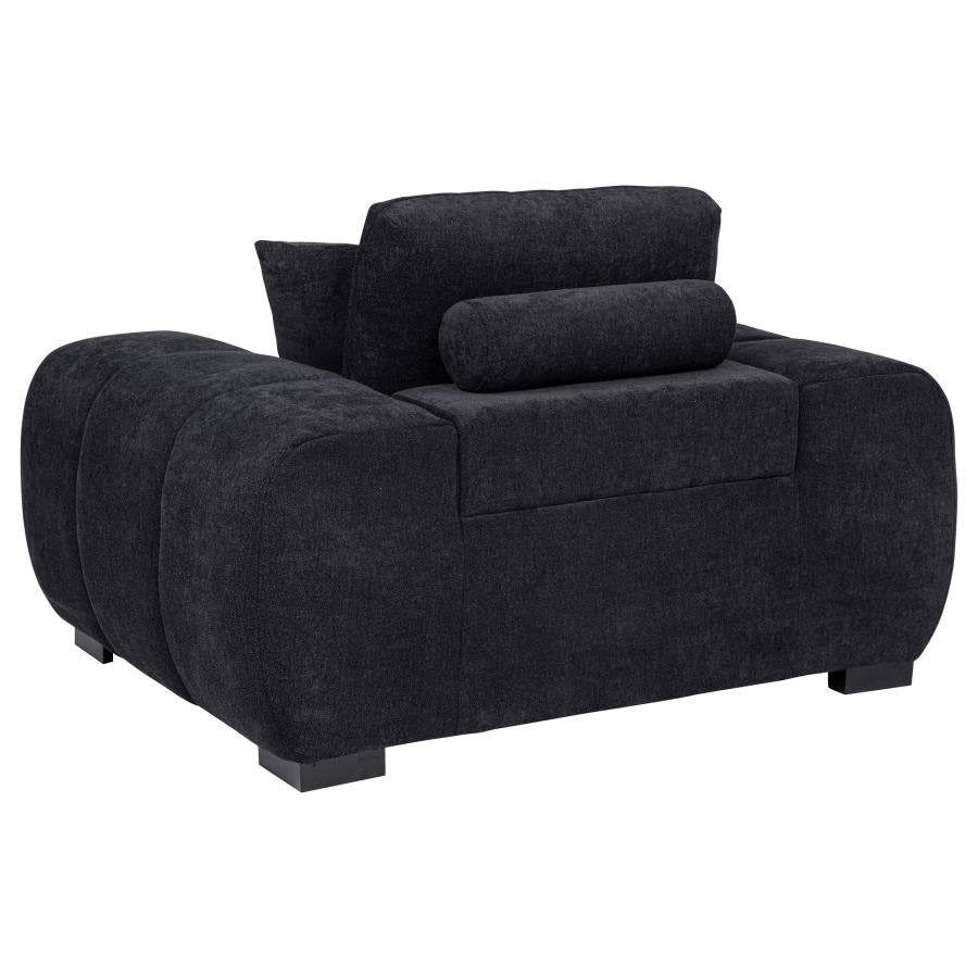Octavia Upholstered Track Arm Accent Chair - Venini Furniture 