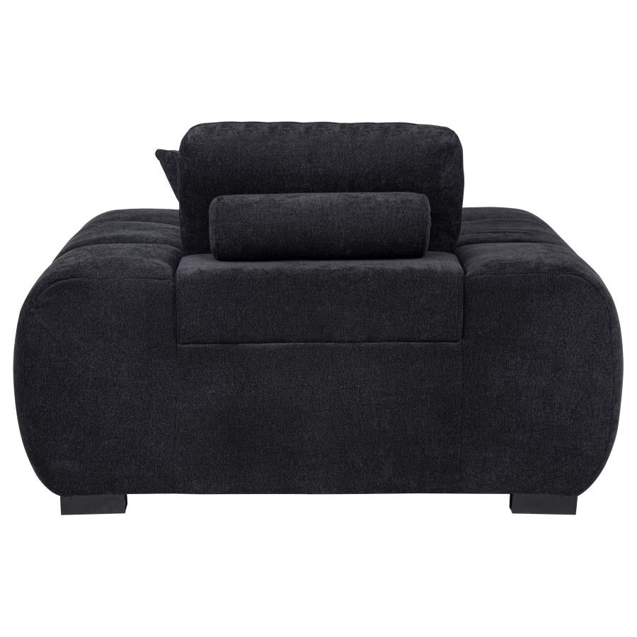 Octavia Upholstered Track Arm Accent Chair - Venini Furniture 