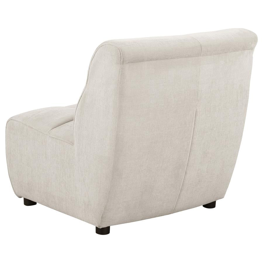 Charlotte 5 OR 8 piece Upholstered Modular Sectional Sofa Ivory - Venini Furniture 