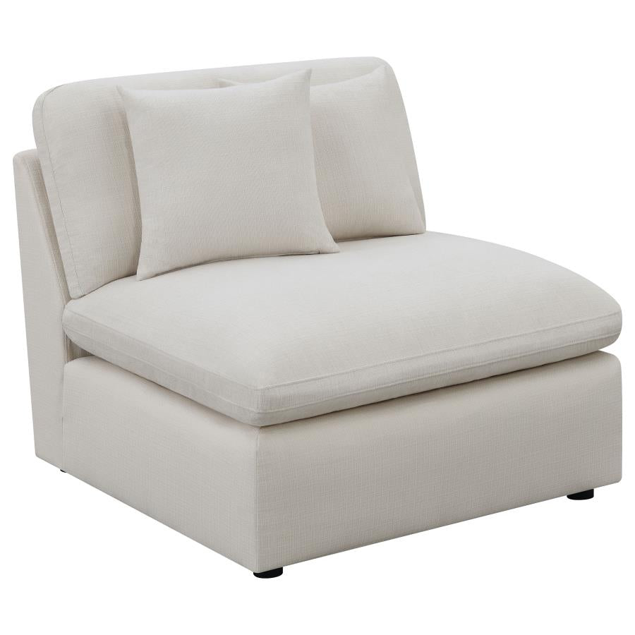 Hobson Upholstered Modular Sectional Sofa Ivory - Venini Furniture 