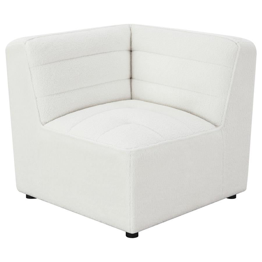 Sunny Upholstered Corner Chair Natural 551622 AND Dark Charcoal 552082 - Venini Furniture 