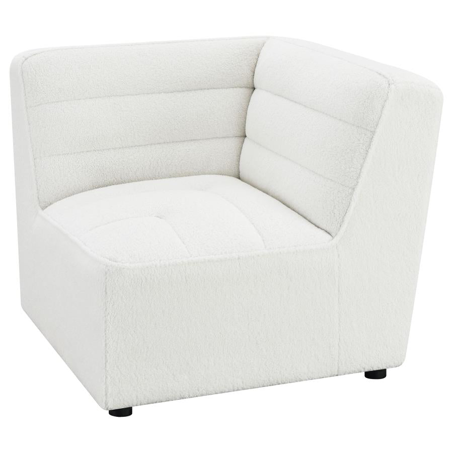 Sunny Upholstered Corner Chair Natural 551622 AND Dark Charcoal 552082 - Venini Furniture 
