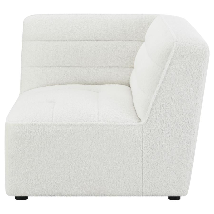 Sunny Upholstered Corner Chair Natural 551622 AND Dark Charcoal 552082 - Venini Furniture 