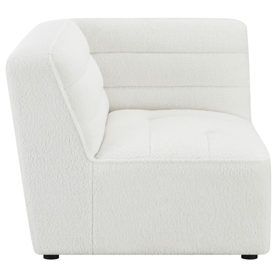Sunny Upholstered Corner Chair Natural 551622 AND Dark Charcoal 552082 - Venini Furniture 
