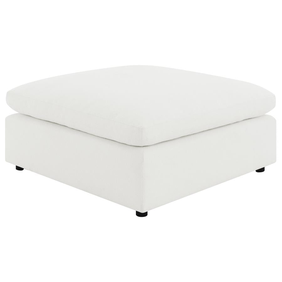 Raleigh Boucle Upholstered Modular Sectional Ivory - Venini Furniture 