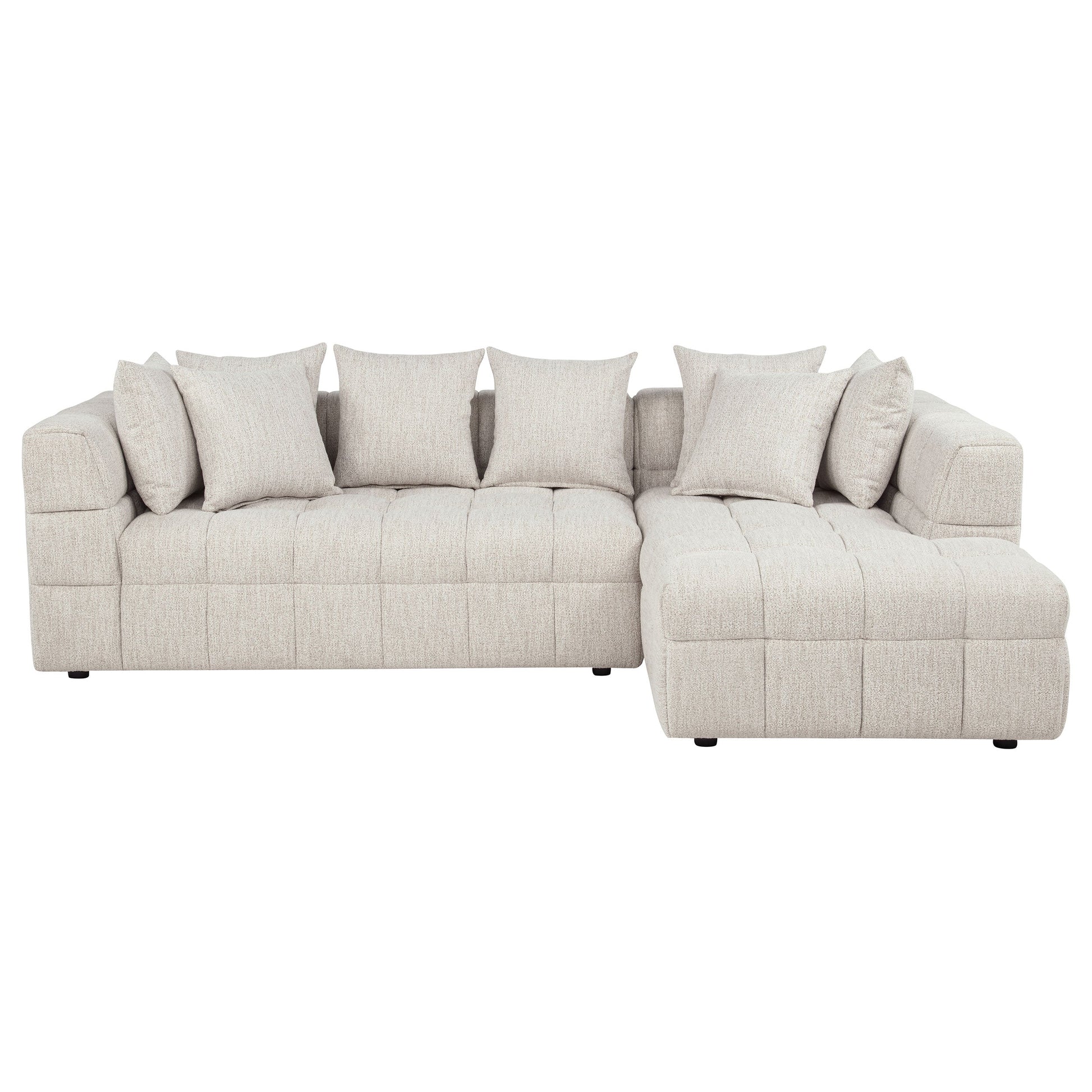 Amara 2-Piece Upholstered Sectional Sofa 551911-SETB - Venini Furniture 