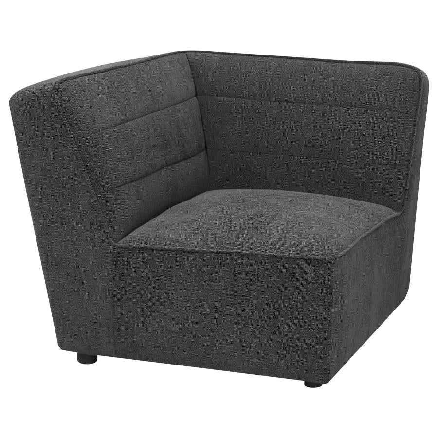 Sunny Upholstered Corner Chair Natural 551622 AND Dark Charcoal 552082 - Venini Furniture 