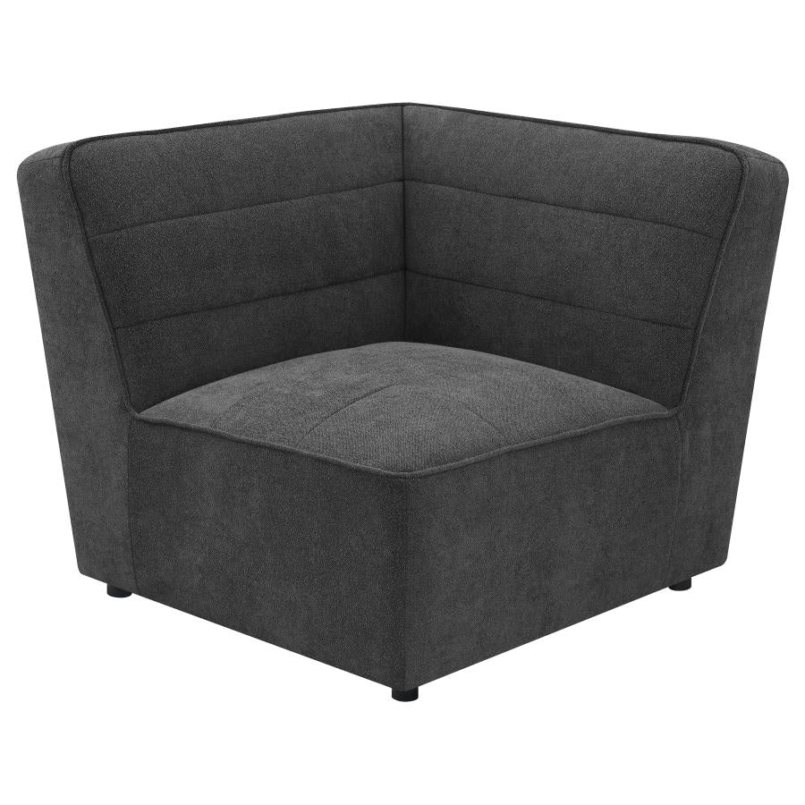 Sunny Upholstered Corner Chair Natural 551622 AND Dark Charcoal 552082 - Venini Furniture 