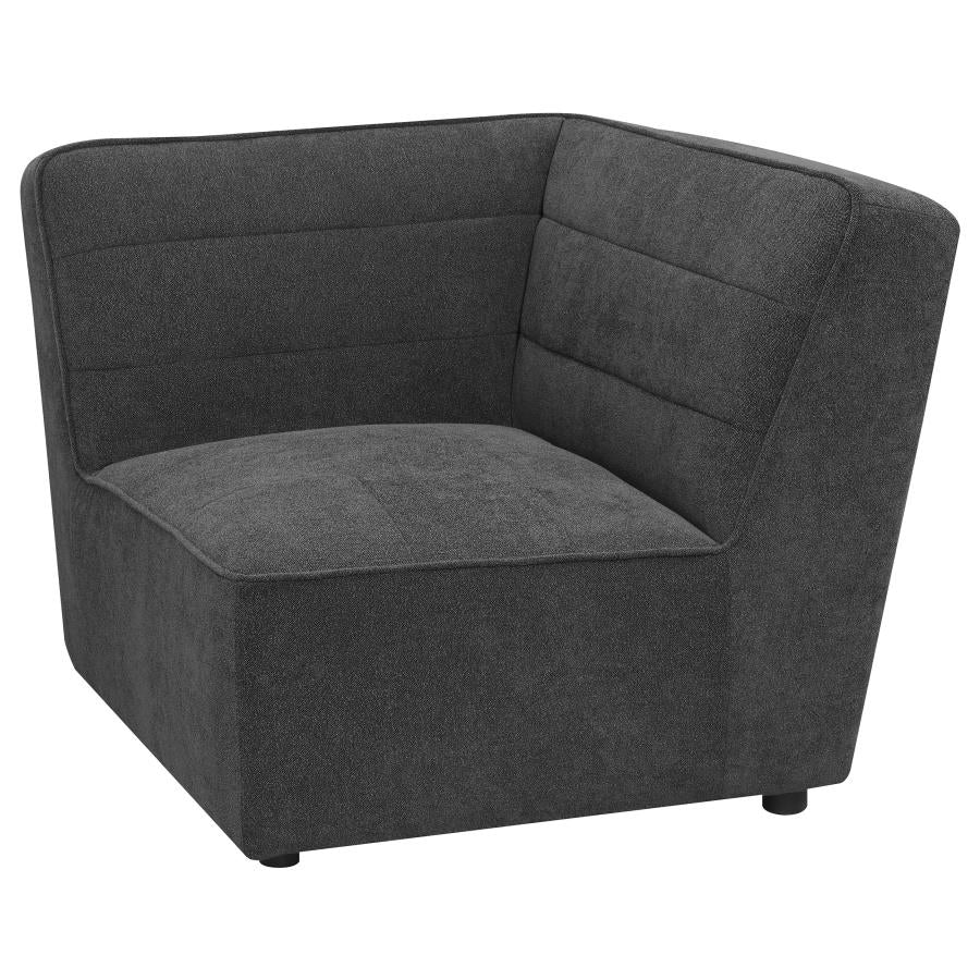 Sunny Upholstered Corner Chair Natural 551622 AND Dark Charcoal 552082 - Venini Furniture 