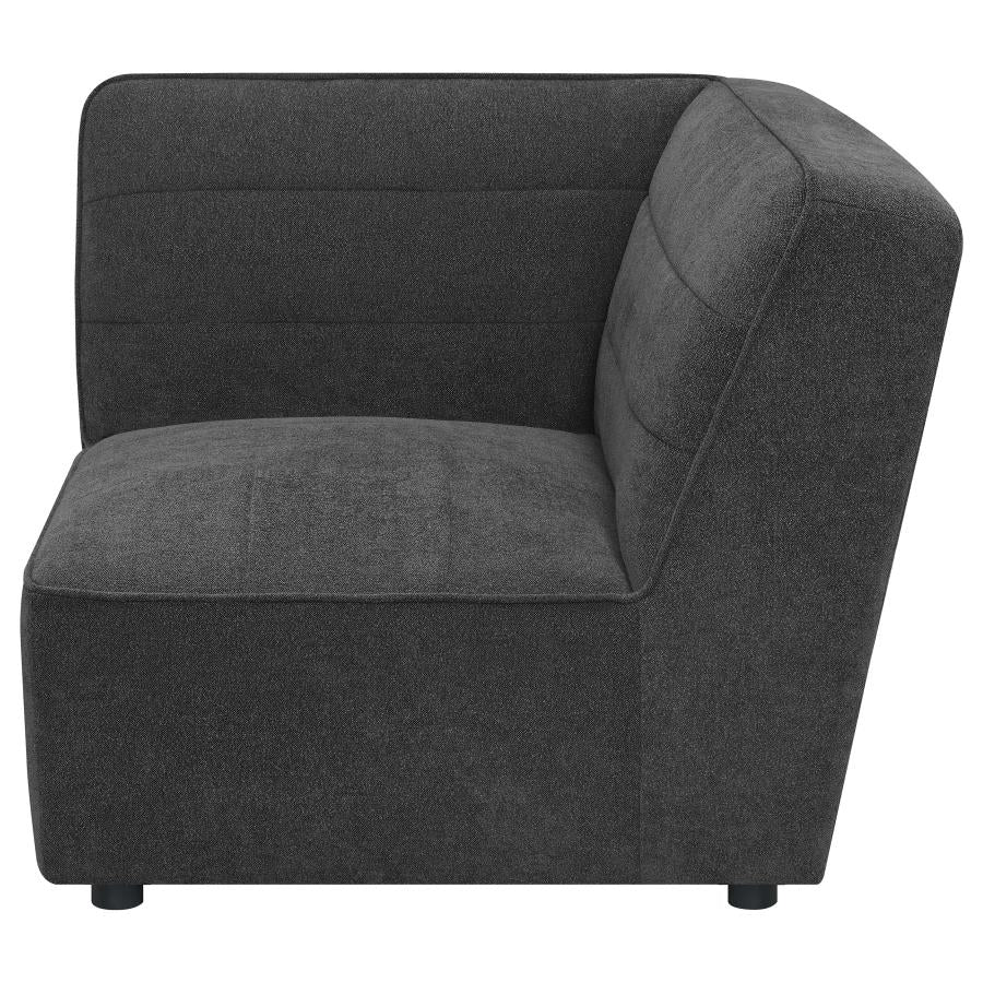 Sunny Upholstered Corner Chair Natural 551622 AND Dark Charcoal 552082 - Venini Furniture 