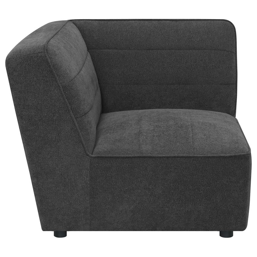 Sunny Upholstered Corner Chair Natural 551622 AND Dark Charcoal 552082 - Venini Furniture 