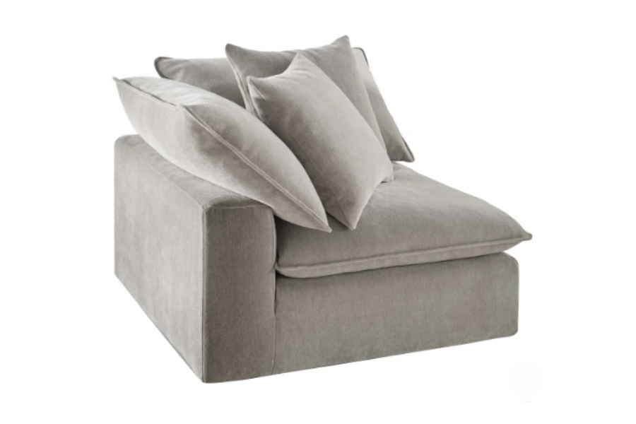 Sereen Fabric Corner Chair with 2 Pillows