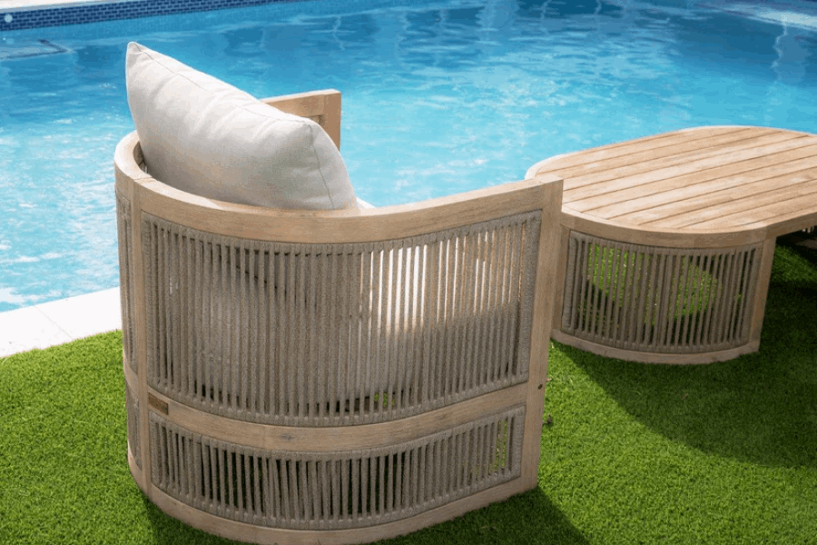 Panama Jack Cabo Lounge Chair with Cushions PJO-4401-NAT-LC