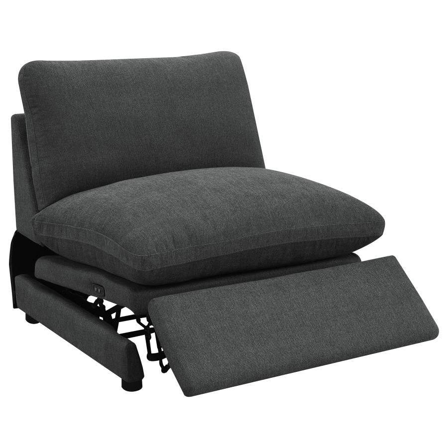 Collins 7-piece Modular Power Reclining Sectional Grey 609560P-SETA & Dark Grey 609530P-SETA - Venini Furniture 