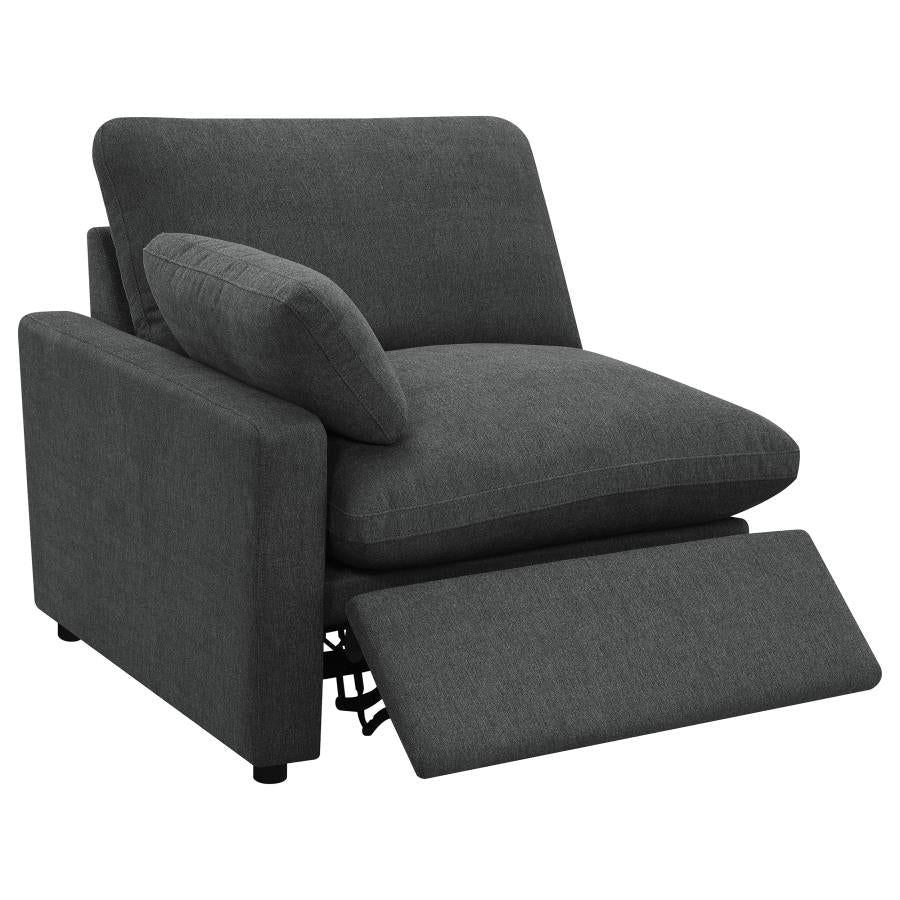 Collins 7-piece Modular Power Reclining Sectional Grey 609560P-SETA & Dark Grey 609530P-SETA - Venini Furniture 