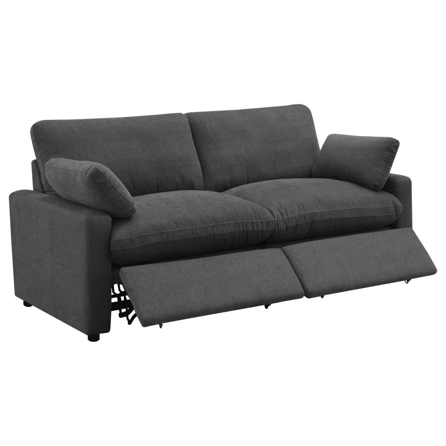 Collins Modular Power Loveseat Grey 609562P & Dark Grey 609532P - Venini Furniture 