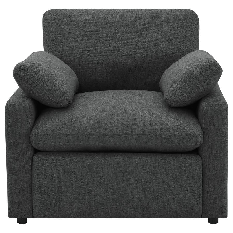 Collins Upholstered Power Recliner Chair Grey 609563P & Dark Grey 609533P - Venini Furniture 