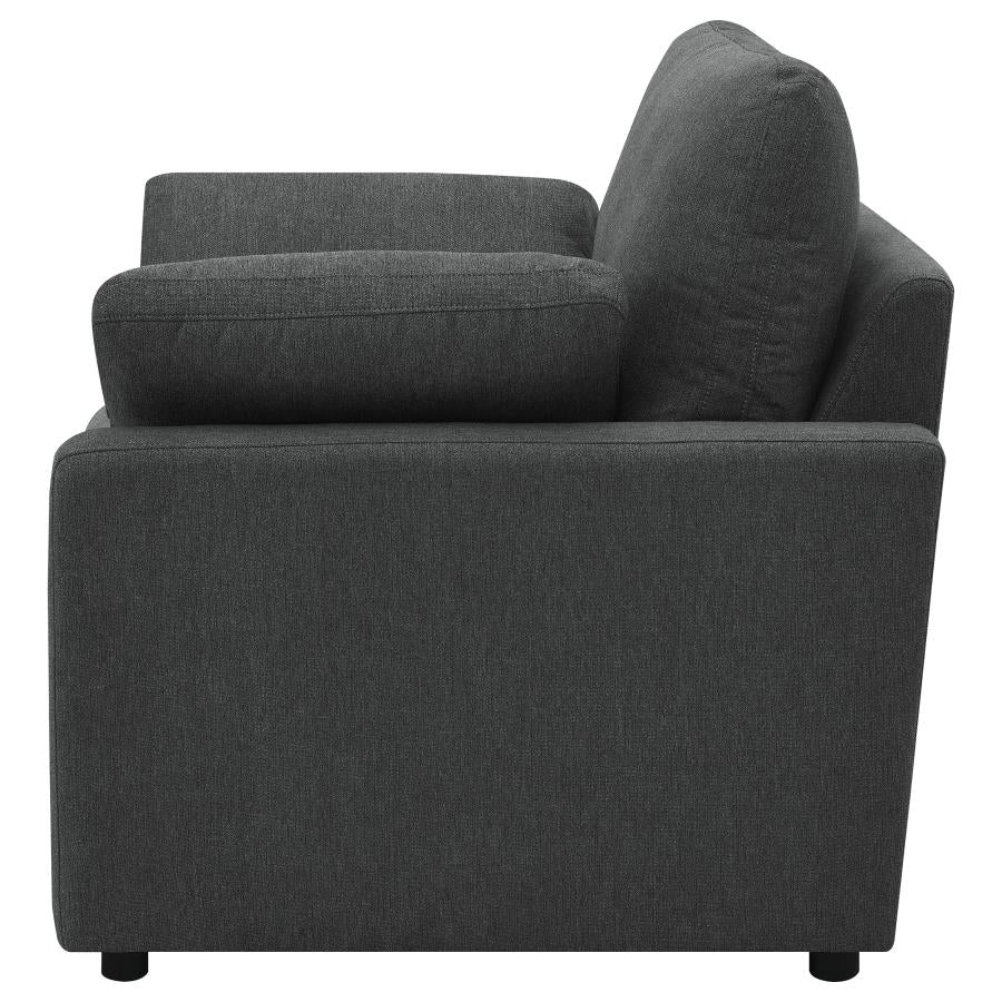 Collins Upholstered Power Recliner Chair Grey 609563P & Dark Grey 609533P - Venini Furniture 