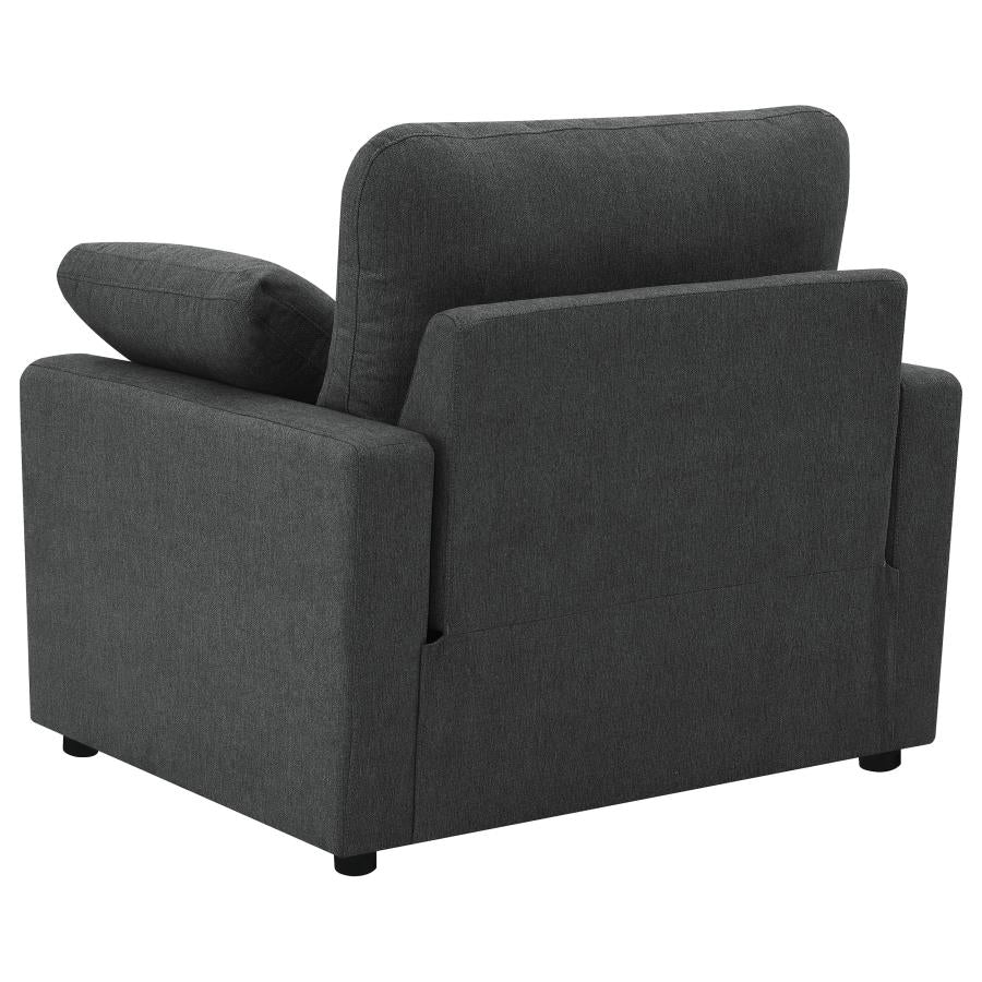 Collins Upholstered Power Recliner Chair Grey 609563P & Dark Grey 609533P - Venini Furniture 