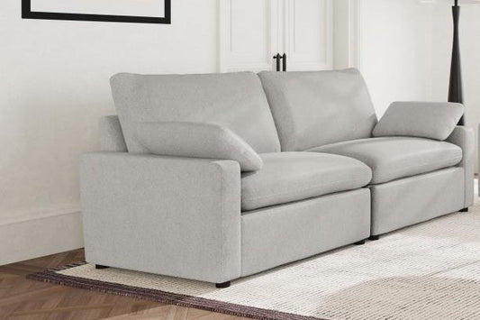 Collins Modular Power Loveseat Grey 609562P & Dark Grey 609532P - Venini Furniture 
