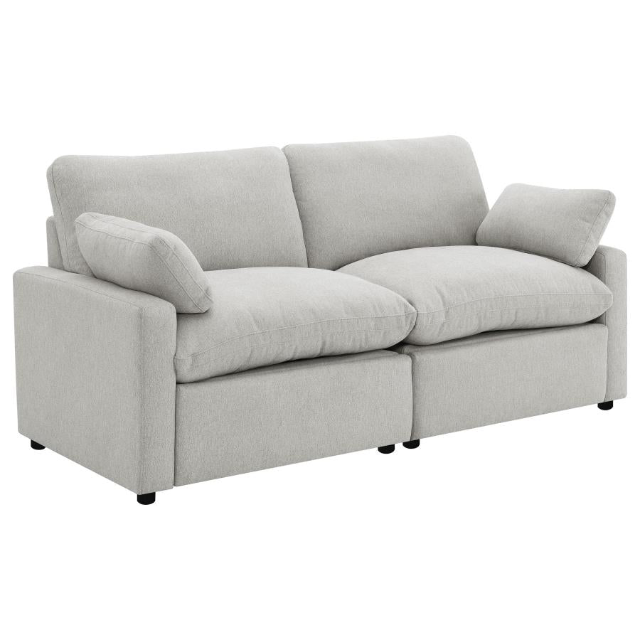 Collins Modular Power Loveseat Grey 609562P & Dark Grey 609532P - Venini Furniture 