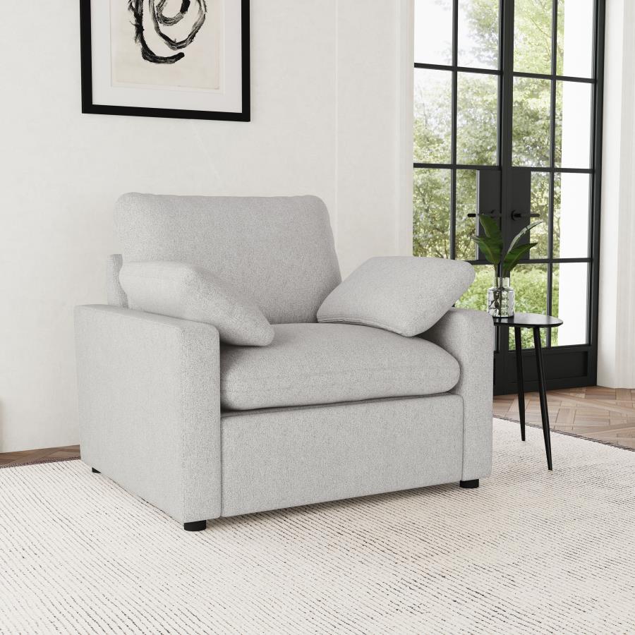 Collins Upholstered Power Recliner Chair Grey 609563P & Dark Grey 609533P - Venini Furniture 