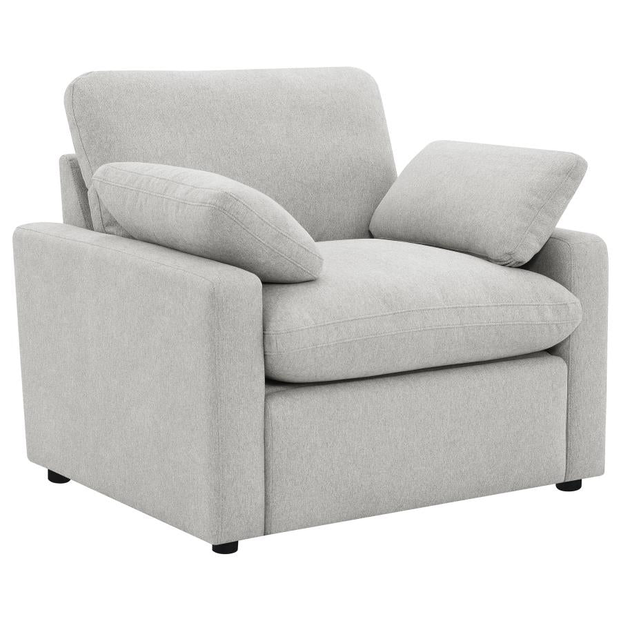 Collins Upholstered Power Recliner Chair Grey 609563P & Dark Grey 609533P - Venini Furniture 