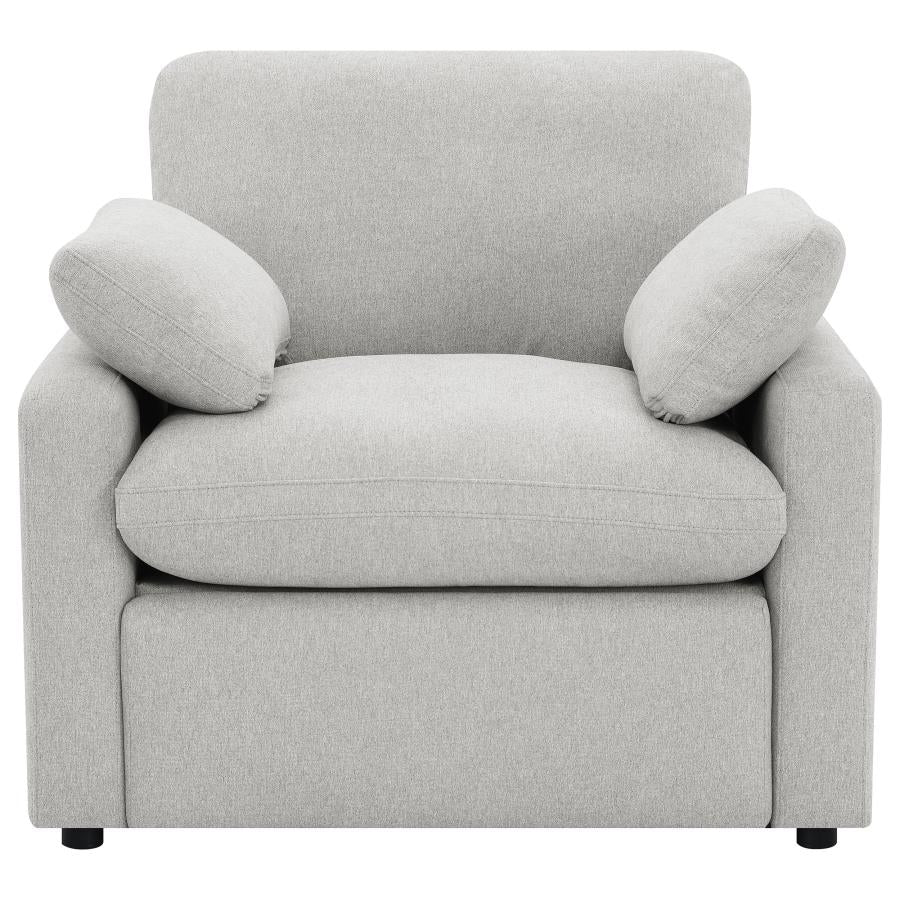 Collins Upholstered Power Recliner Chair Grey 609563P & Dark Grey 609533P - Venini Furniture 