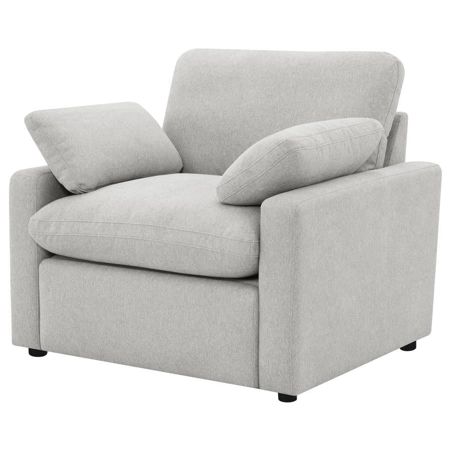Collins Upholstered Power Recliner Chair Grey 609563P & Dark Grey 609533P - Venini Furniture 
