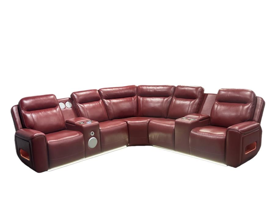 Rojas 3-Piece Dual Power Reclining L-Shaped Sectional with Bluetooth (coming soon)