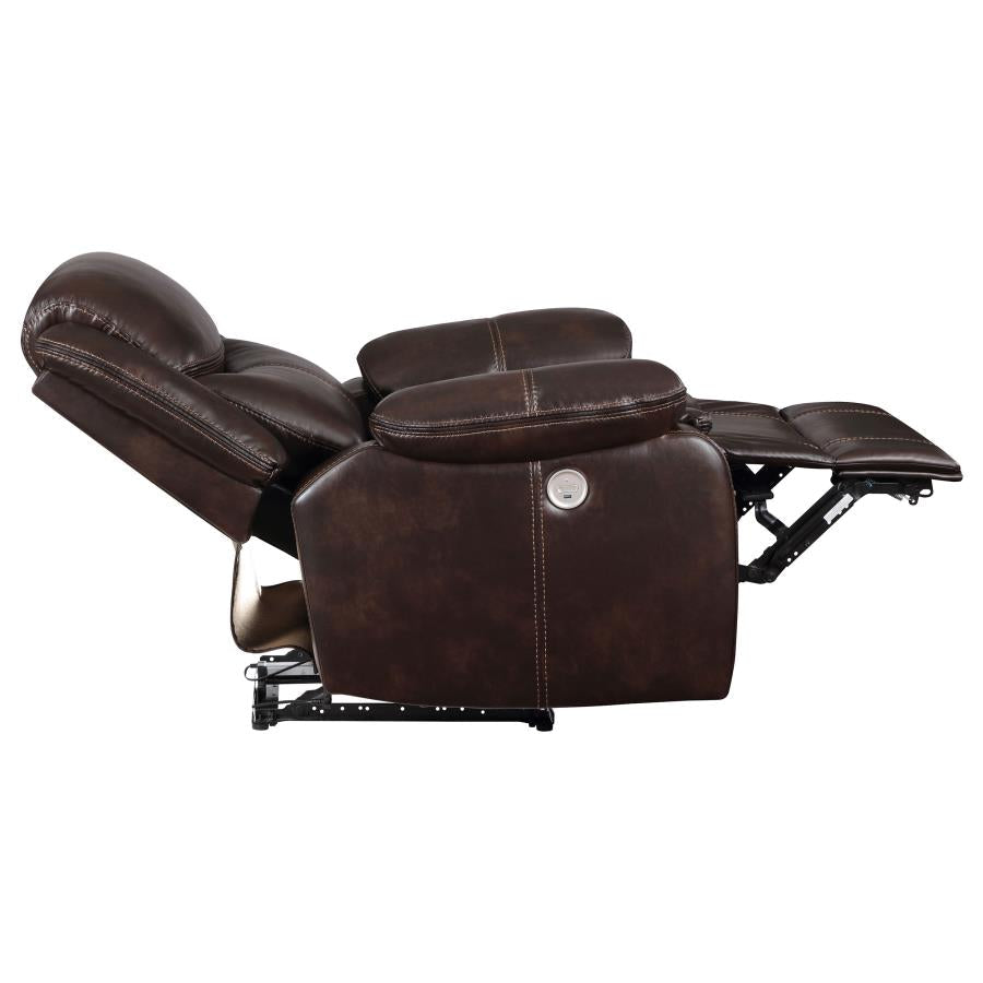 Sycamore Upholstered Power Recliner Chair - Venini Furniture 