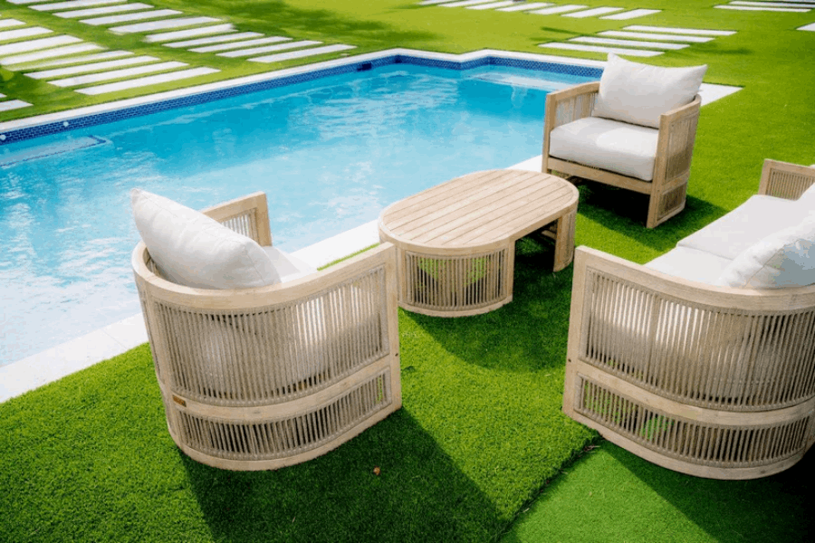 Panama Jack Cabo Lounge Chair with Cushions PJO-4401-NAT-LC